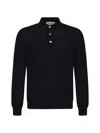 Lardini Black Long-sleeved Sweater In Black