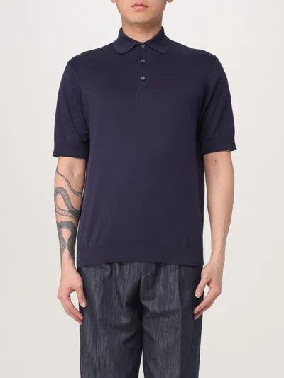 Lardini Polo Shirt  Men Color Blue