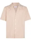 Lardini Relaxed Fit Shirt Camp Collar In Pink
