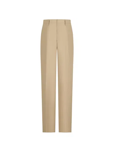 Lardini Pressed-crease Trousers In Neutral