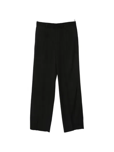 Lardini Mens Attitude Wide Leg Tailored Trousers In Black