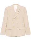 Lardini Prince Of Wales-pattern Blazer In Neutrals