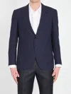 Lardini Virgin Wool Jacket Regular Fit In Blue