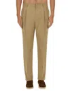 Lardini Regular Fit Pants In Nude