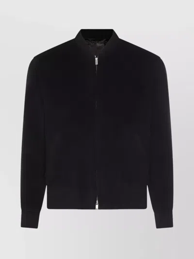 LARDINI RELAXED FIT JACKET RIBBED FINISH