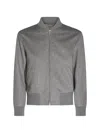 Lardini Ribbed Bomber Jacket