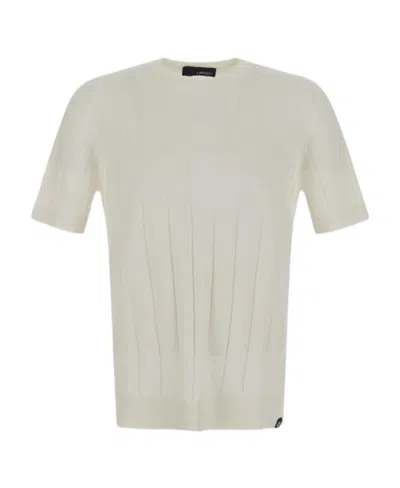 Lardini Ribbed-knit Cotton T-shirt