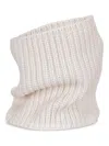Lardini Ribbed Scarf In White