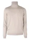 Lardini Roll-neck Sweater In Neutral