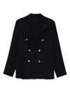 Lardini Blazer With Pin In Blue