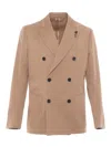 Lardini Rome Double-breasted Tailored Jacket In Multi