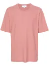 Lardini Round-neck Cotton T-shirt In Pink