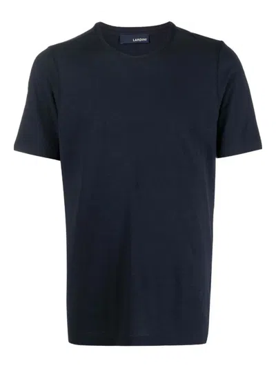 Lardini Round Neck T-shirt In Blue