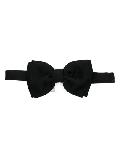 Lardini Satin-finish Bow Tie In Black