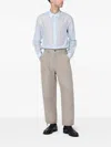 Lardini Semi-sheer Long-sleeve Shirt In Blue