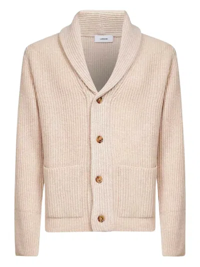 LARDINI SHAWL-COLLAR CARDIGAN