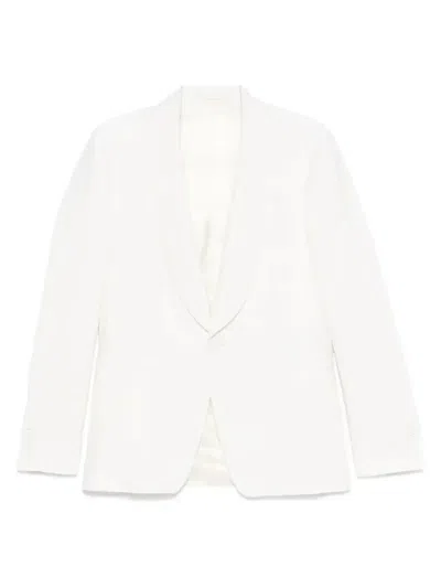 Lardini Shawl-lapels Blazer In White
