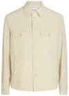 Lardini Shell Overshirt In Neutral