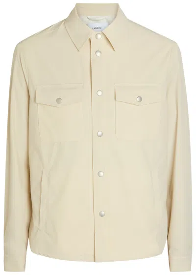 Lardini Shell Overshirt In Neutral