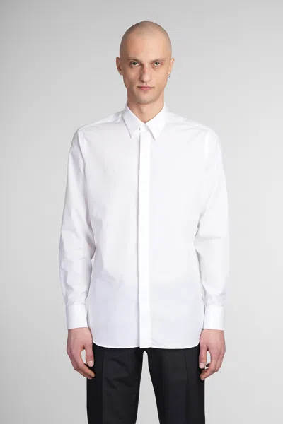Lardini Shirt In White Cotton