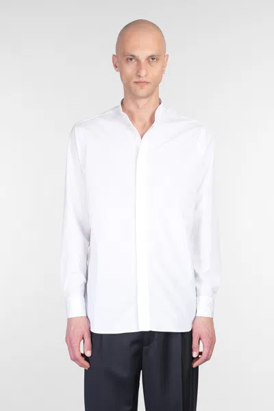 Lardini Shirt In White Cotton