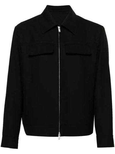 Lardini Shirt Jacket In Black  