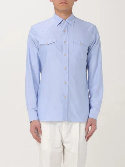 Lardini Shirt  Men Color Blue