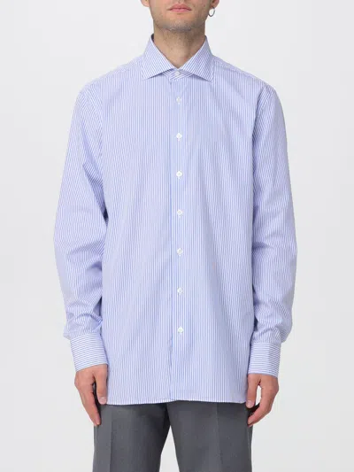 Lardini Shirt  Men Color Blue