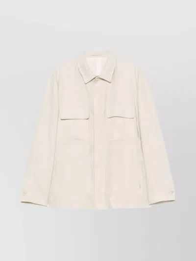 LARDINI SHIRT LINEN CUFFS BUTTONED