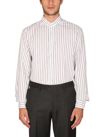 Lardini Shirt With Striped Pattern In Multicolour