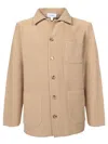 Lardini Textured Cotton Shirt With Functional Pockets