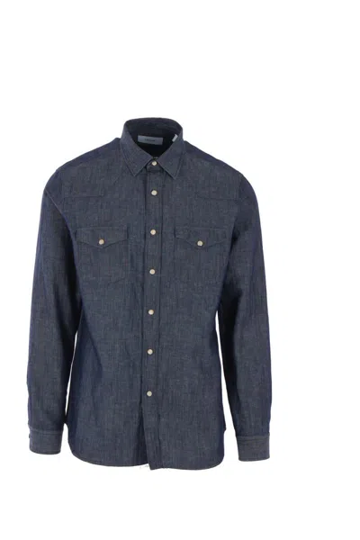 Lardini Shirts In Blue