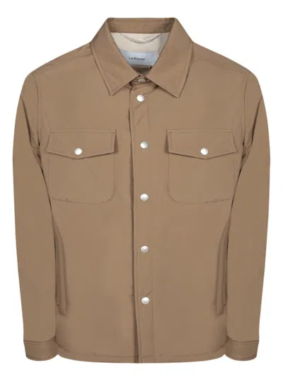 Lardini Shirts In Brown