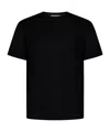 Lardini Black Cotton Crewneck T-shirt