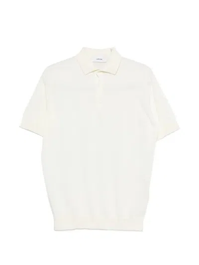 Lardini Short-sleeve Polo Shirt In Neutral