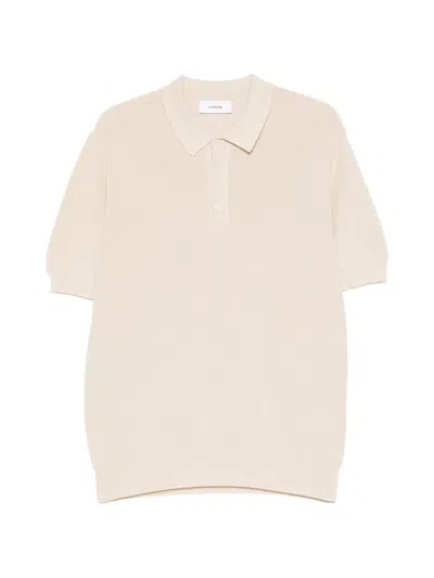 Lardini Short-sleeve Polo Shirt In Pink