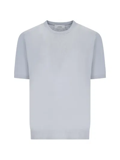 Lardini Short-sleeve T-shirt In Blue
