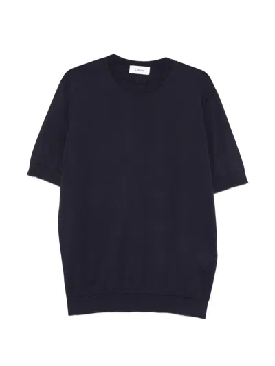 Lardini Short-sleeve T-shirt In Blue