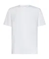 Lardini White Cotton Crewneck T-shirt In White
