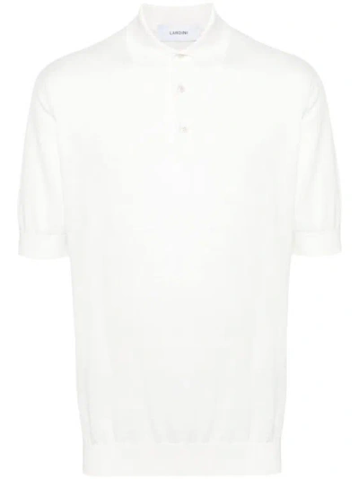 Lardini Short-sleeved Polo Shirt In White