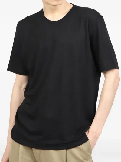 Lardini Short-sleeved T-shirt In Black