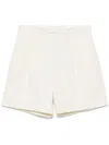 Lardini Tailored Bermuda Shorts With Pleat Detailing In White