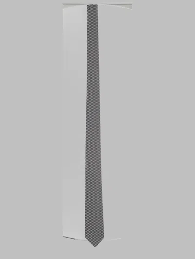 Lardini Silk Necktie In Gray