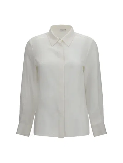 Lardini Silk Shirt In White