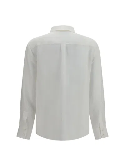 Lardini Silk Shirt In White