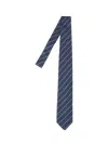 Lardini Silk Tie In Blue