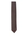 Lardini Silk Tie In Brown