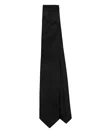 Lardini Patterned-jacquard Tie In Black