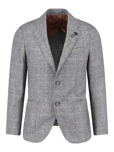 LARDINI SINGLE -BREASTED BLAZER IN VIRGIN WOOL