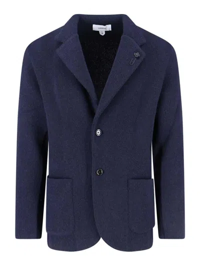 LARDINI SINGLE -BREASTED CASHMERE JACKET